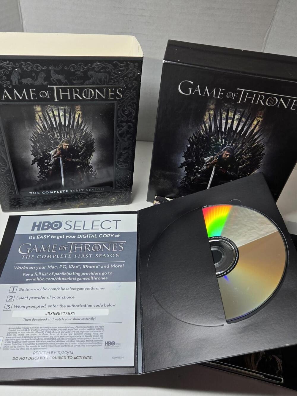 Game of Thrones The Complete First Season DVD Set